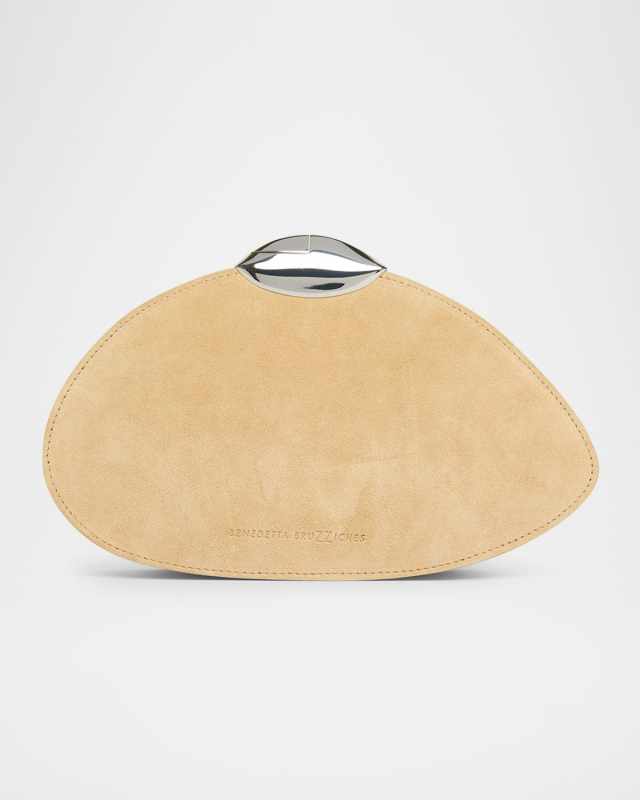Belle de Jour Suede Clutch Bag